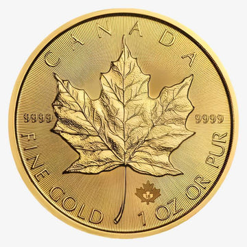 1 oz MAPLE LEAF Gold Coin (Random Year) - Oz Bullion