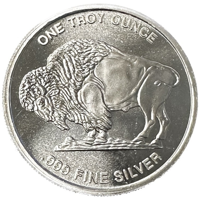 1 oz BUFFALO Silver Round - OZ Mint - OZB