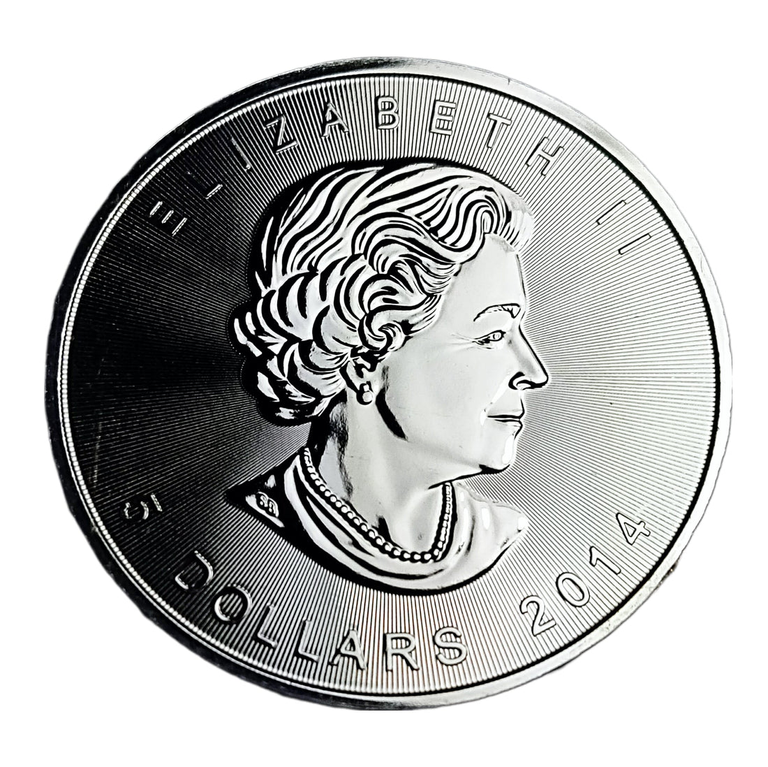 1 oz CANADIAN MAPLE LEAF Silver Coin (Random Year) - OZB