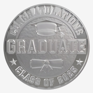 1 oz Silver 2025 GRADUATION ROUND .999