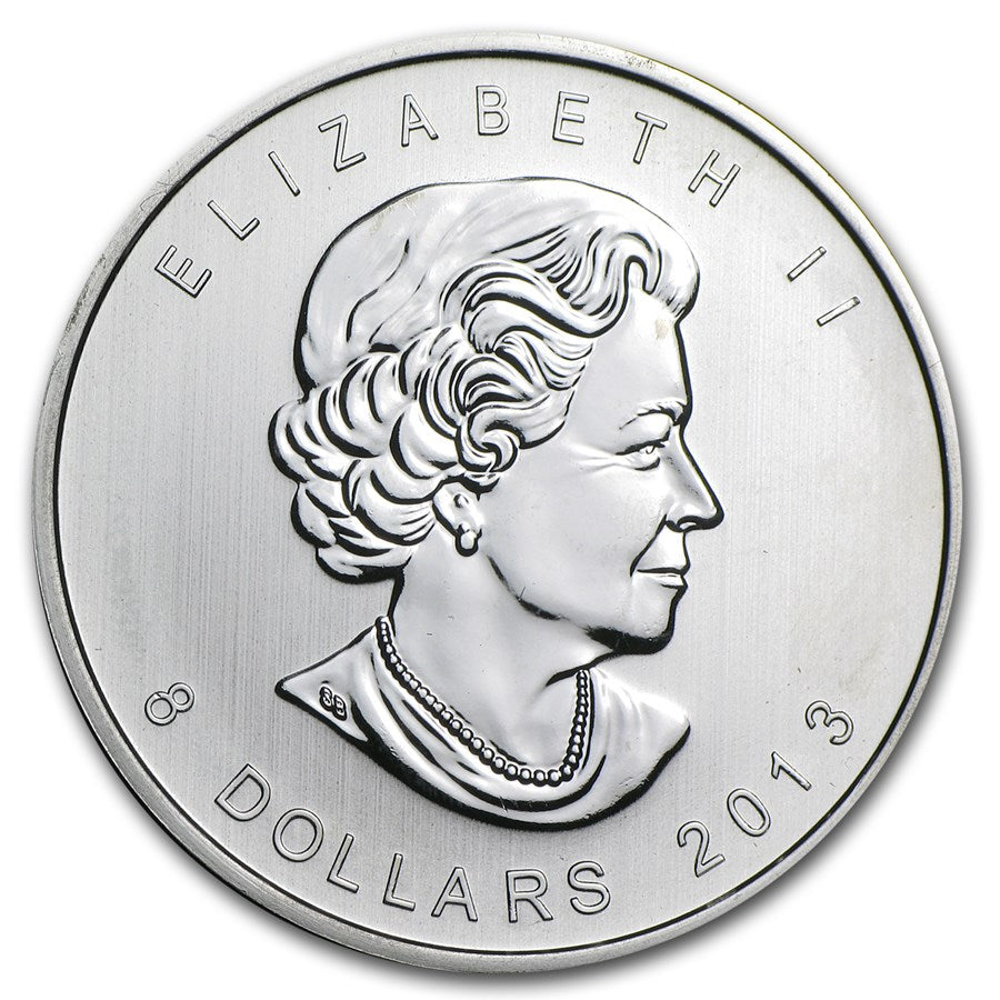 2013 1.5 oz CANADA POLAR BEAR Silver Coin - OZB