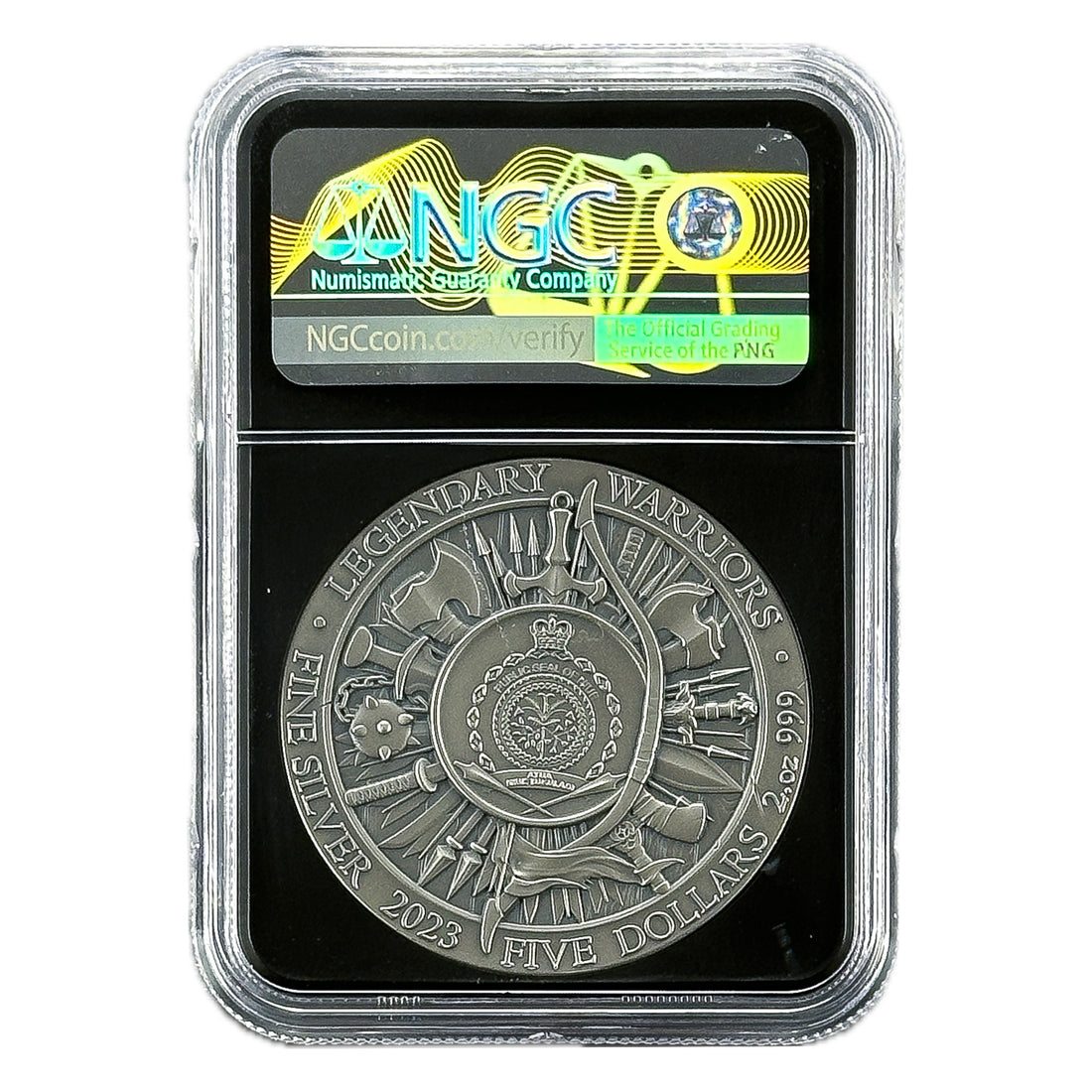 2023 Niue JULIUS CAESAR Legendary Warriors 2 oz Silver Coin NGCX 10 - OZB