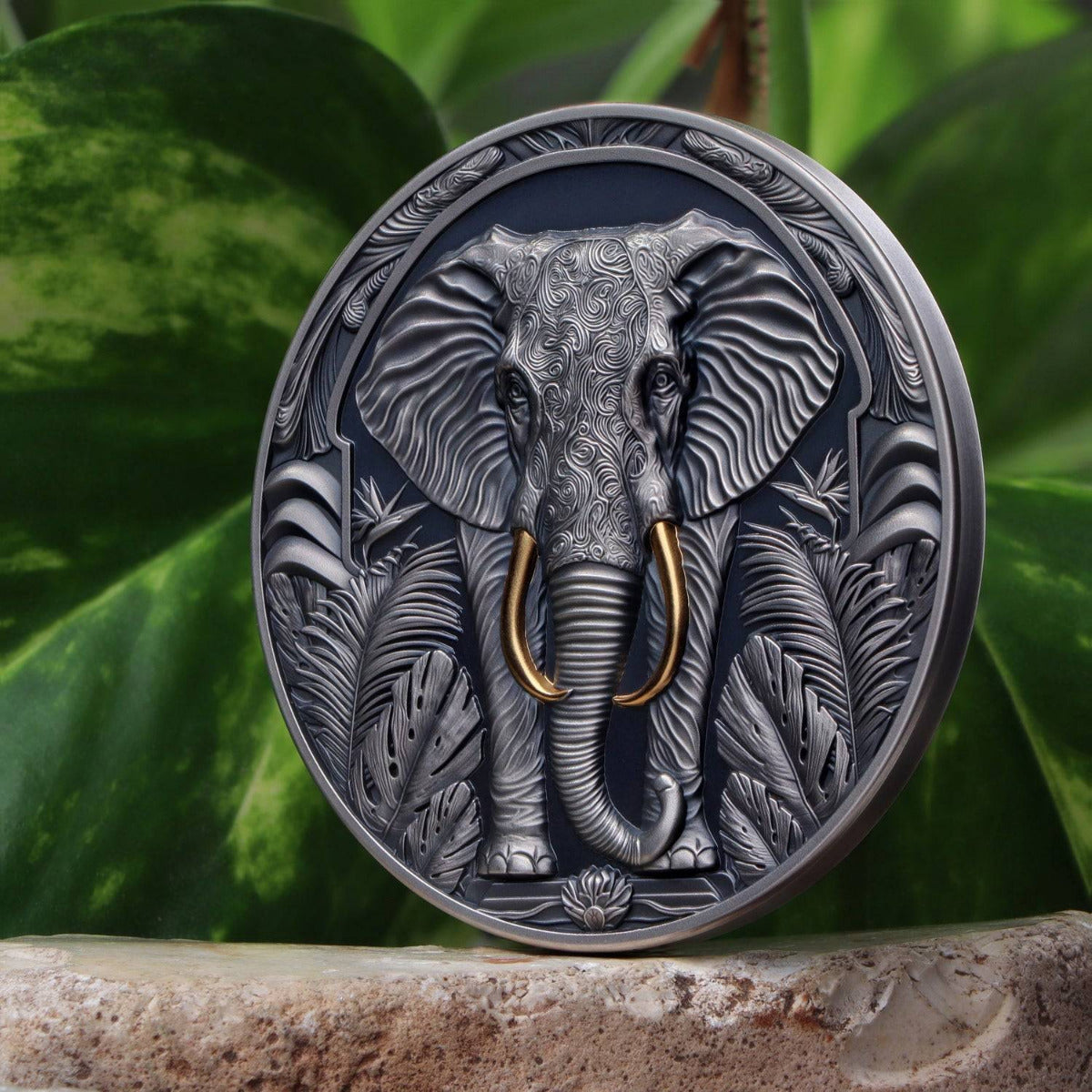 elephant 2oz silver coin