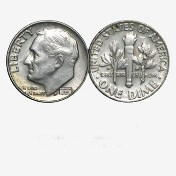 Bag of 50 Constitutional SILVER EISENHOWER DIMES Random Date and Mint 90% Silver