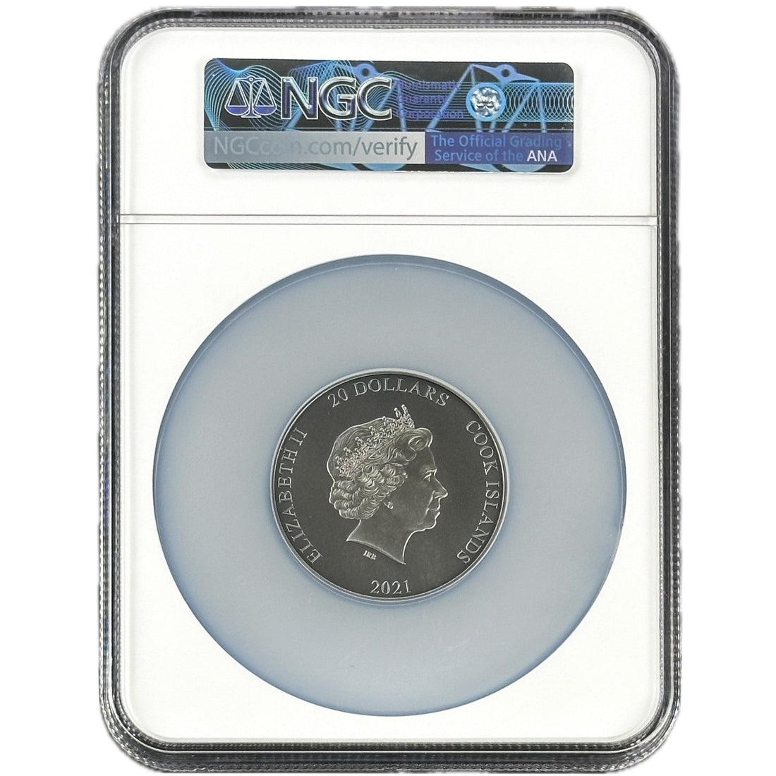 2021 Cook Islands AMATERASU  - Gods of the World 3 oz Silver Coin MS 70 - OZB