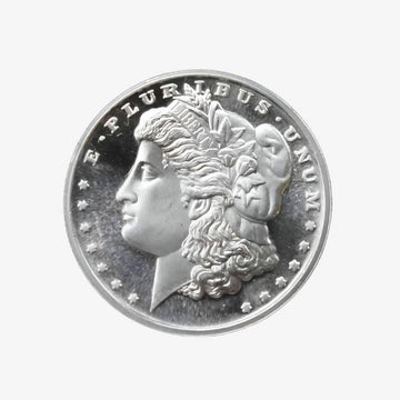 1/2 oz Silver MORGAN Round (OZ Mint) (Etsy)