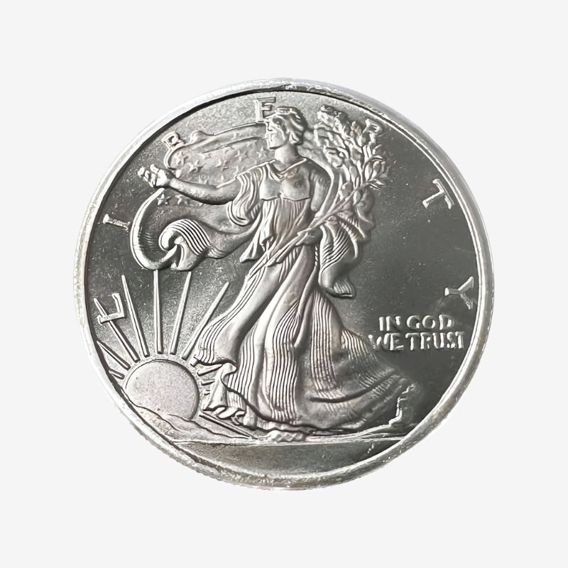 1/2 oz WALKING LIBERTY Silver Round - OZ Mint - Oz Bullion