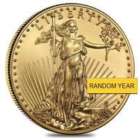 1 oz AMERICAN GOLD EAGLE Coin (Random Year) - Oz Bullion