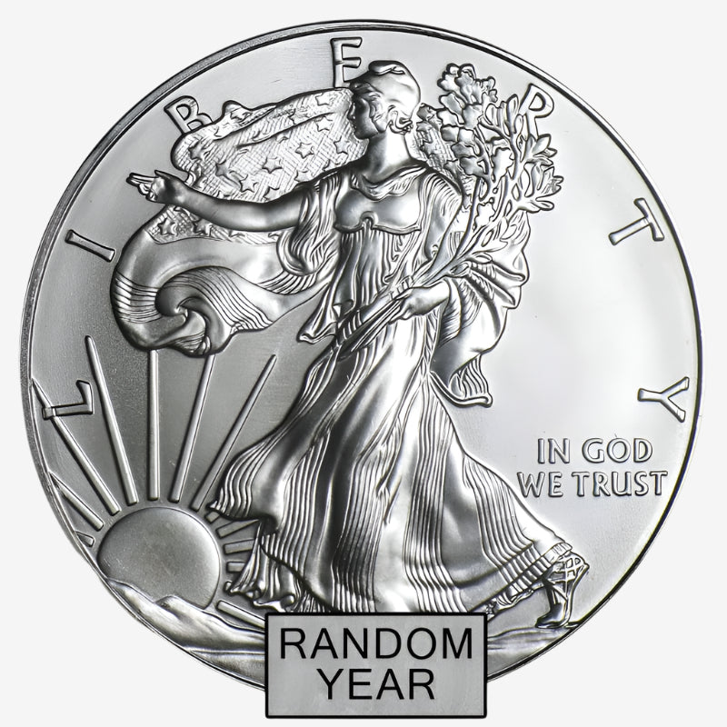 1 oz Silver AMERICAN EAGLE Coin (Random Year)