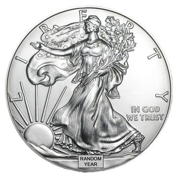 1 oz AMERICAN SILVER EAGLE Coin (Random Year) - OZB