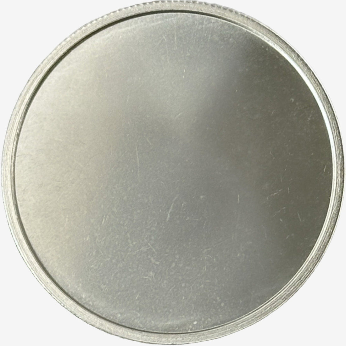 1 oz Silver BLANK WITH COMPASS (Reeded Round) - OZB