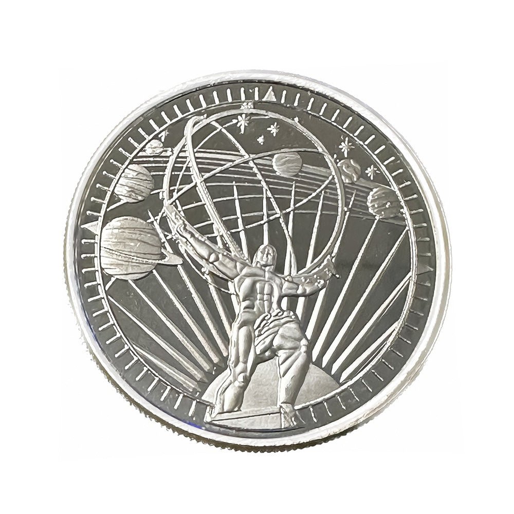 1/2 oz ATLAS Silver Round - OZ Mint - Oz Bullion