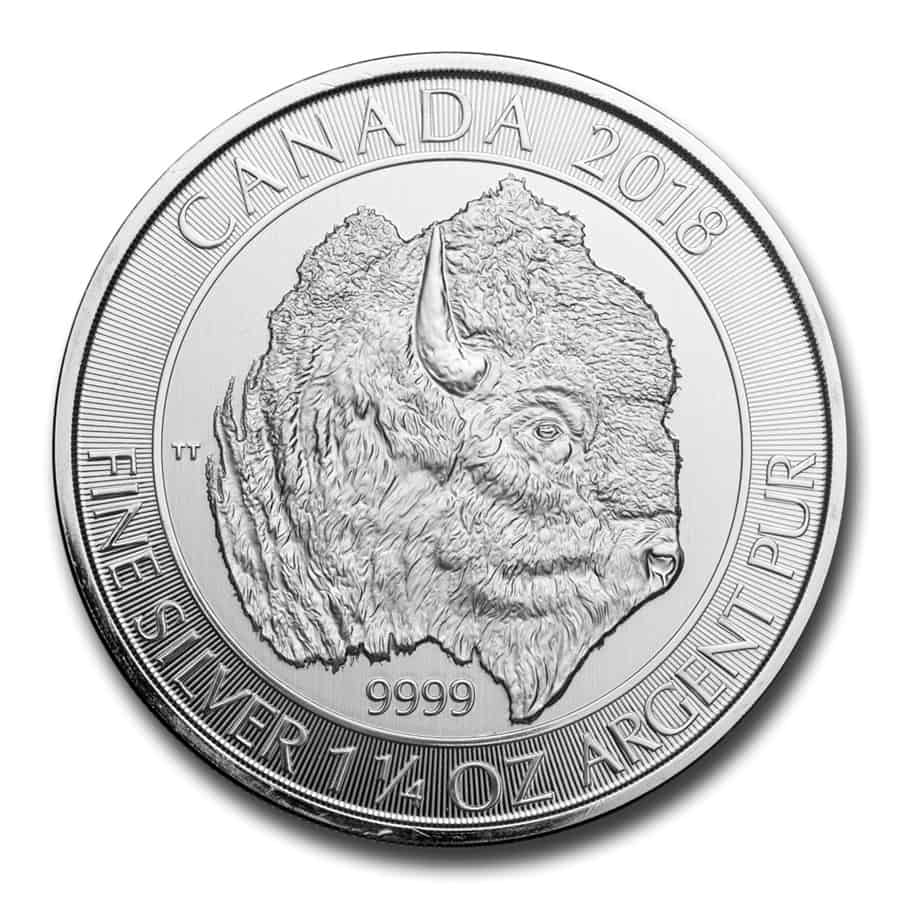 1.25 oz CANADA BUFFALO Silver Coin (Random Year) - OZB