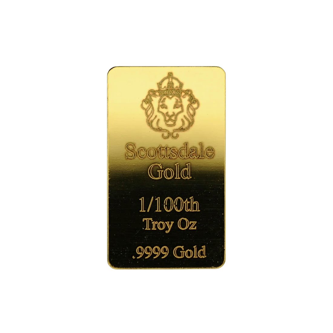 1/100oz Gold SCOTTSDALE Bar