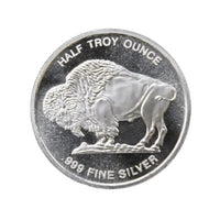 1/2 oz BUFFALO Silver Round - OZ Mint - Oz Bullion