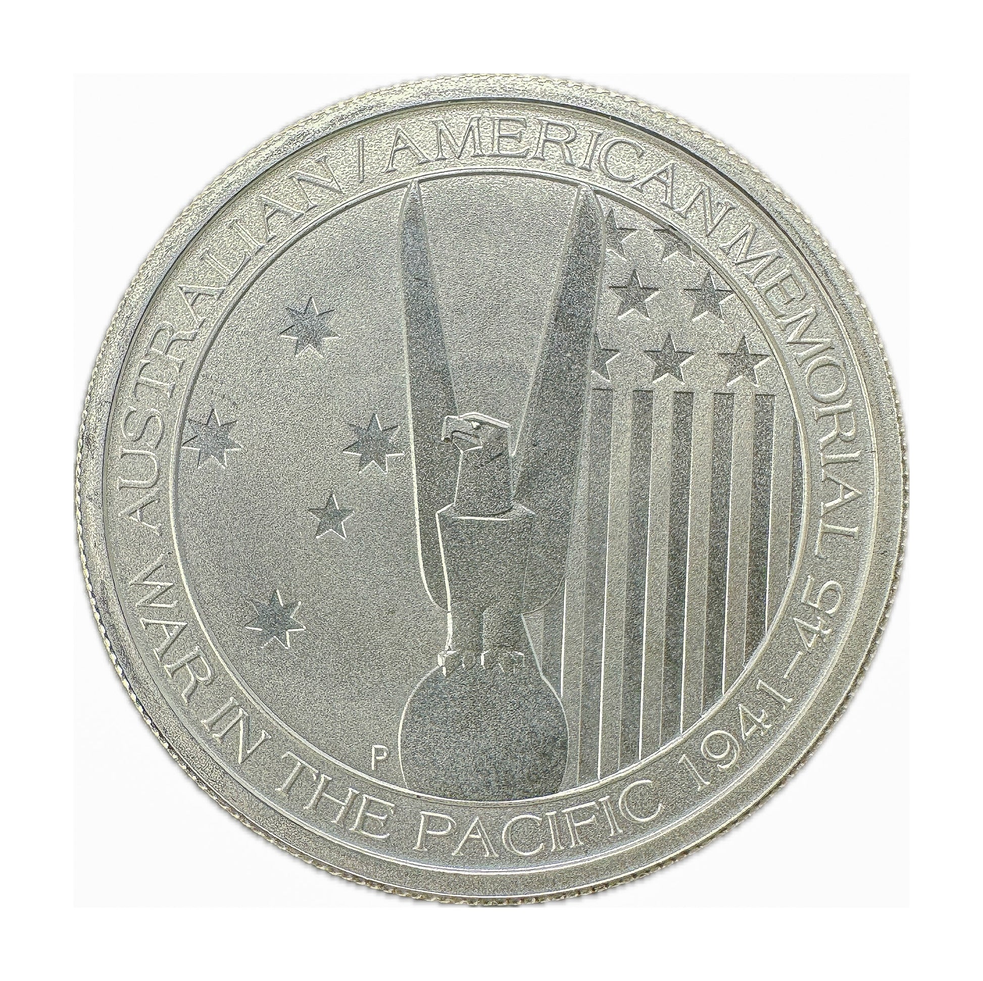 2013 Australian/American Memorial - War In The Pacific 1/2 oz Silver Coin - OZB