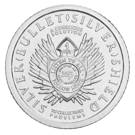 2013 Slave Queen - Silver Bullet Silver Shield 1oz Silver Coin - OZB
