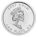 2013 Slave Queen - Silver Bullet Silver Shield 1oz Silver Coin - OZB