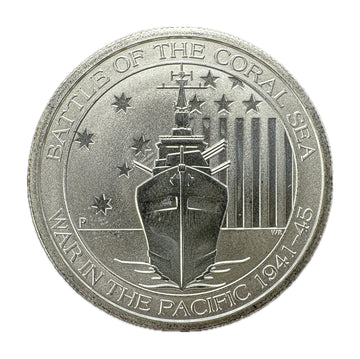 2015 1/2 oz BATTLE OF THE CORAL SEA Silver Coin War In The Pacific - Australia (Perth) - Oz Bullion