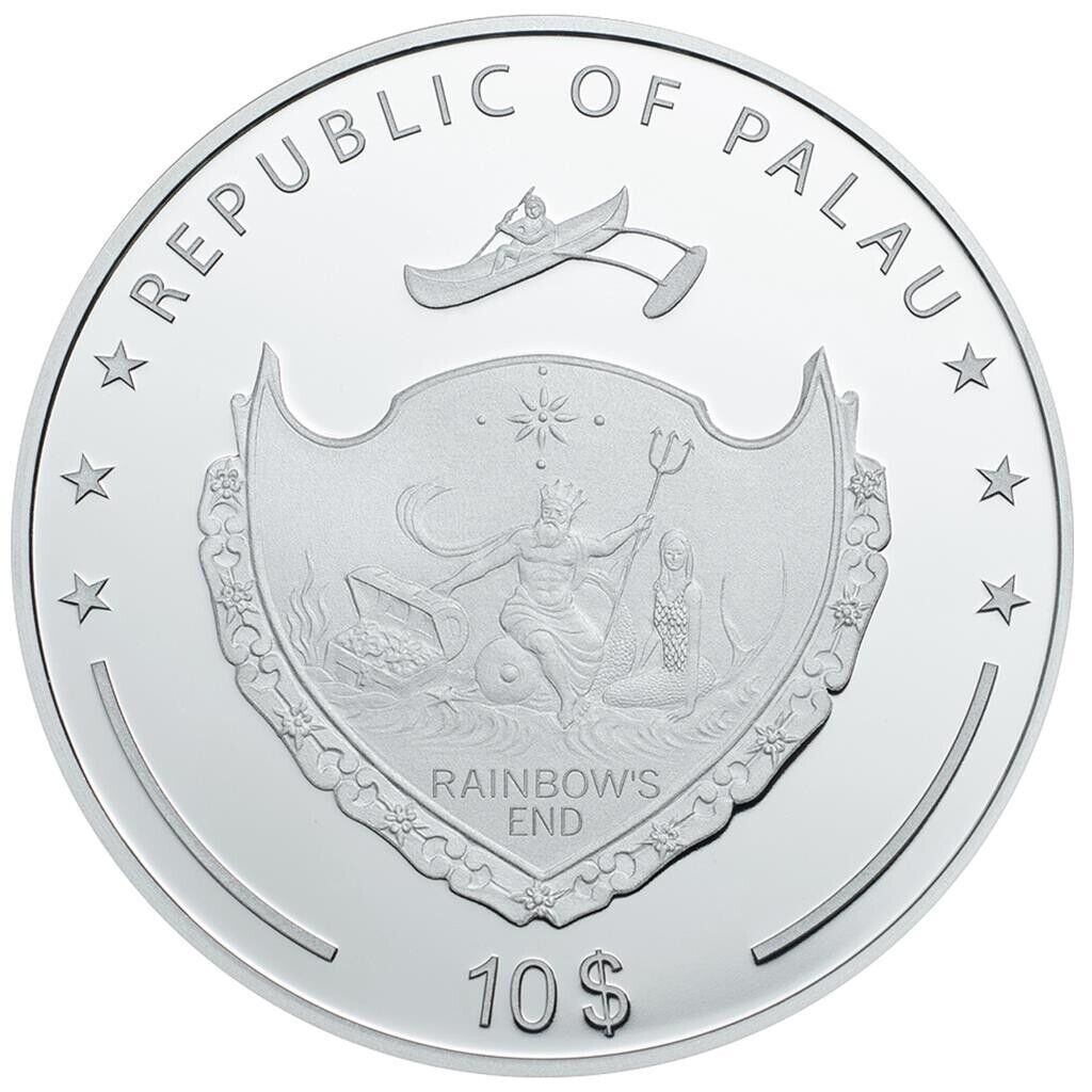 2016 Palau THE HAND OF FATIMA 2 oz Silver Coin MS 70 - OZB