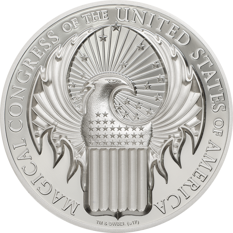 2017 Fantastic Beats and Where to Find Them - Magical Congress of the USA 1oz Silver Coin - OZB