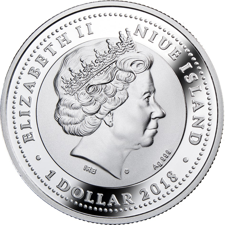 2018 1/2 oz ETERNAL KNOT Silver Coin - Niue - OZB