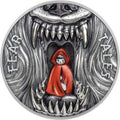 2019 Palau LITTLE RED RIDING HOOD $10 Silver Coin series Fear Tales MS 70 Antiqued - OZB