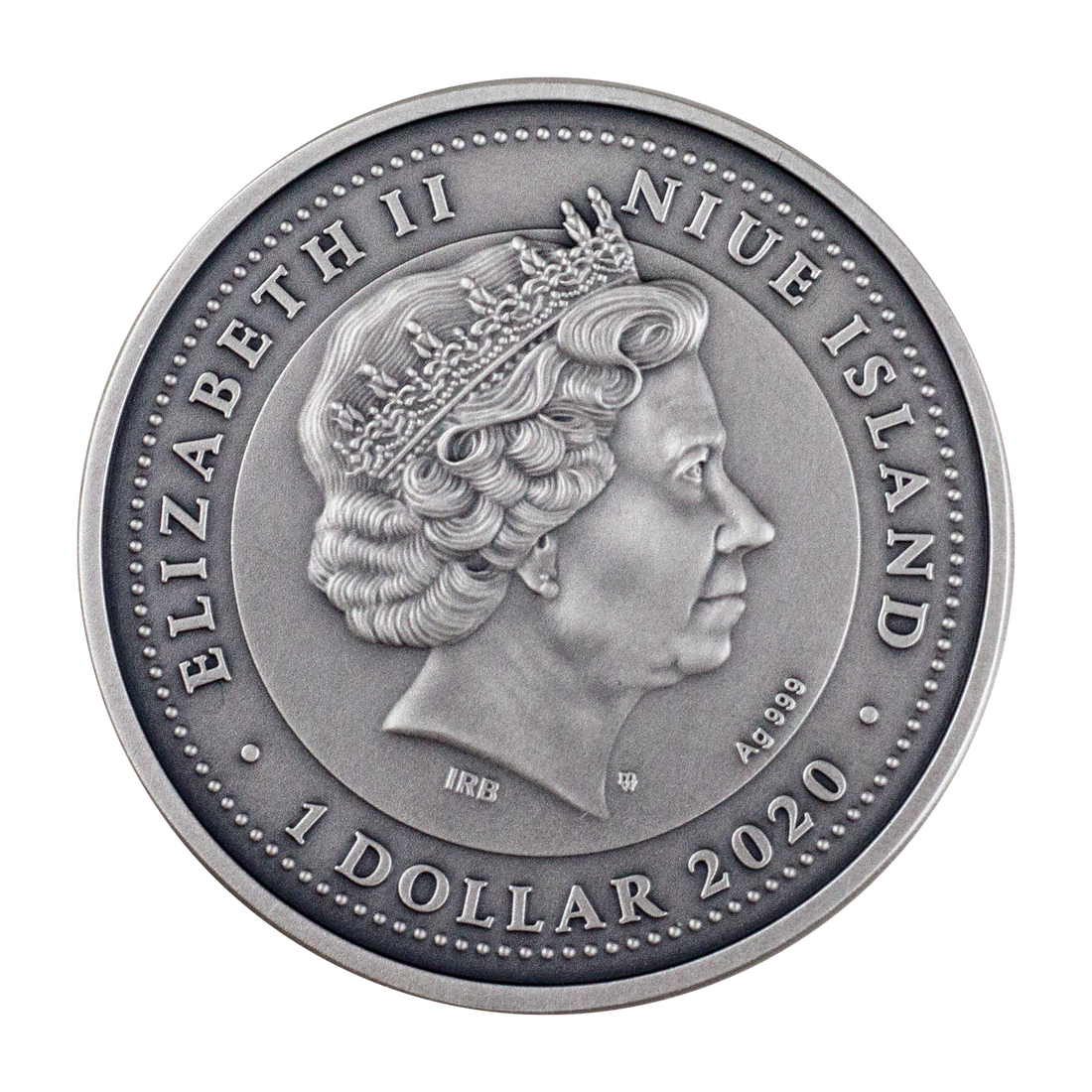 2020 Niue AQUARIUS - ZODIAC SIGNS 1 oz Silver Coin - OZB