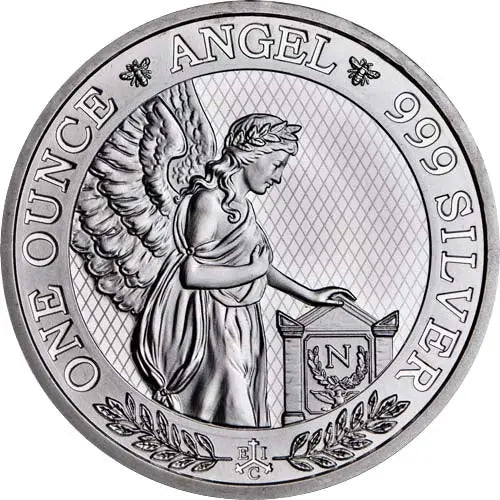 2021 Silver St. Helena Napoleon Angel 1 oz Silver Coin (BU) - Oz Bullion