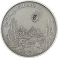 2021 Cook Island LA CIÉNEGA METEORITE 1 oz Silver Coin - OZB