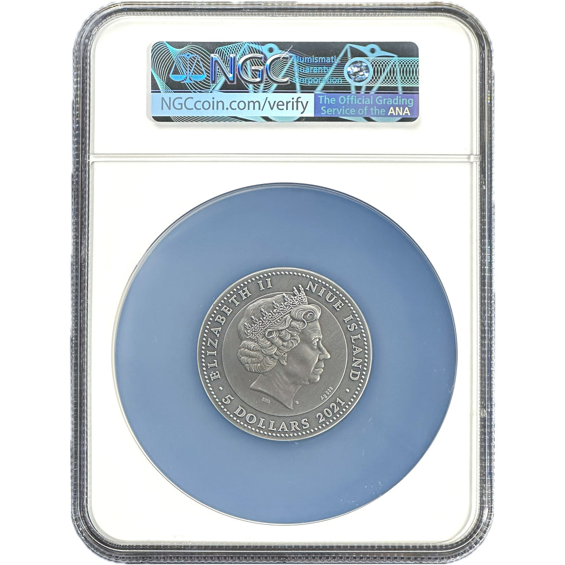 2021 Niue CRYSTAL SCARABAEUS 2 oz Silver Coin MS 70 - OZB