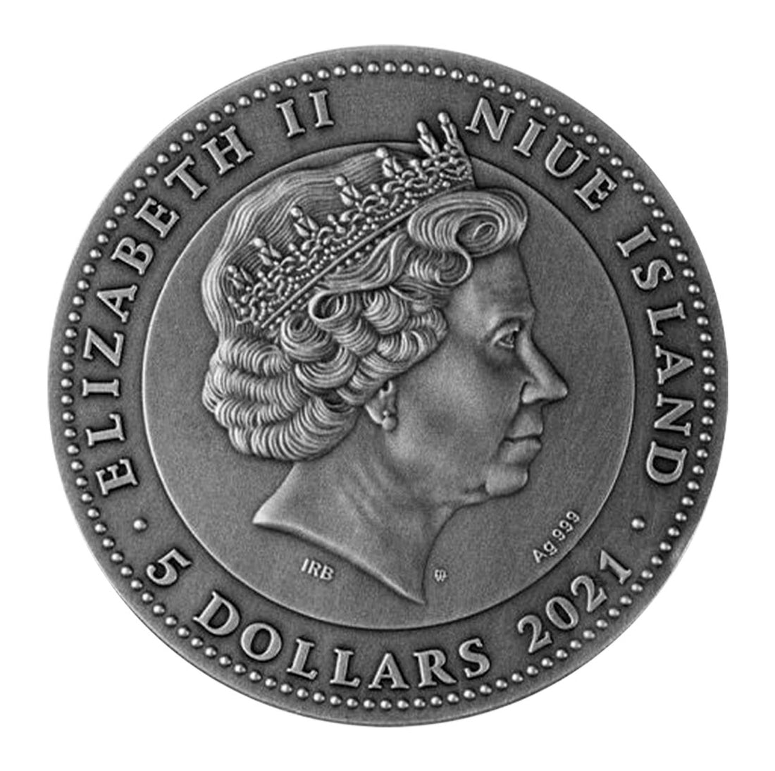 2021 Niue CRYSTAL SCARABAEUS 2 oz Silver Coin