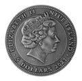 2021 Niue CRYSTAL SCARABAEUS 2 oz Silver Coin - OZB