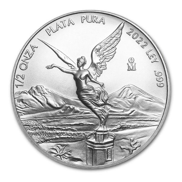 1/2 oz Mexican Silver Libertad Coin - OZB