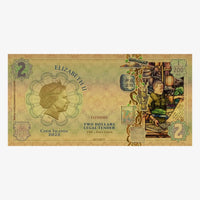 2022 Cook Islands DISCOVERY Threads of Light 24k Gold Note - Oz Bullion