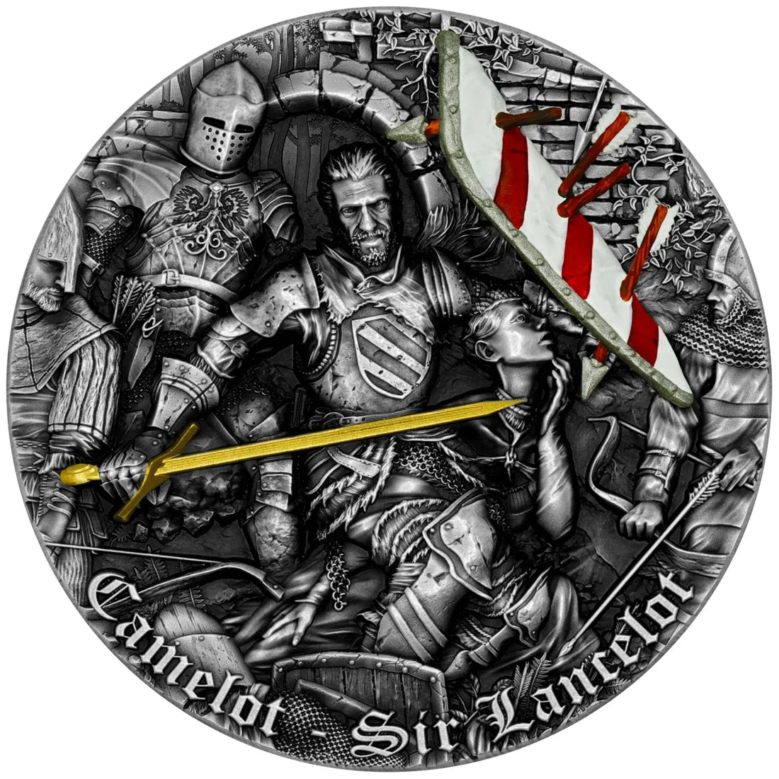2022 Niue Sir Lancelot - Camelot 2 oz Silver Coin - Oz Bullion