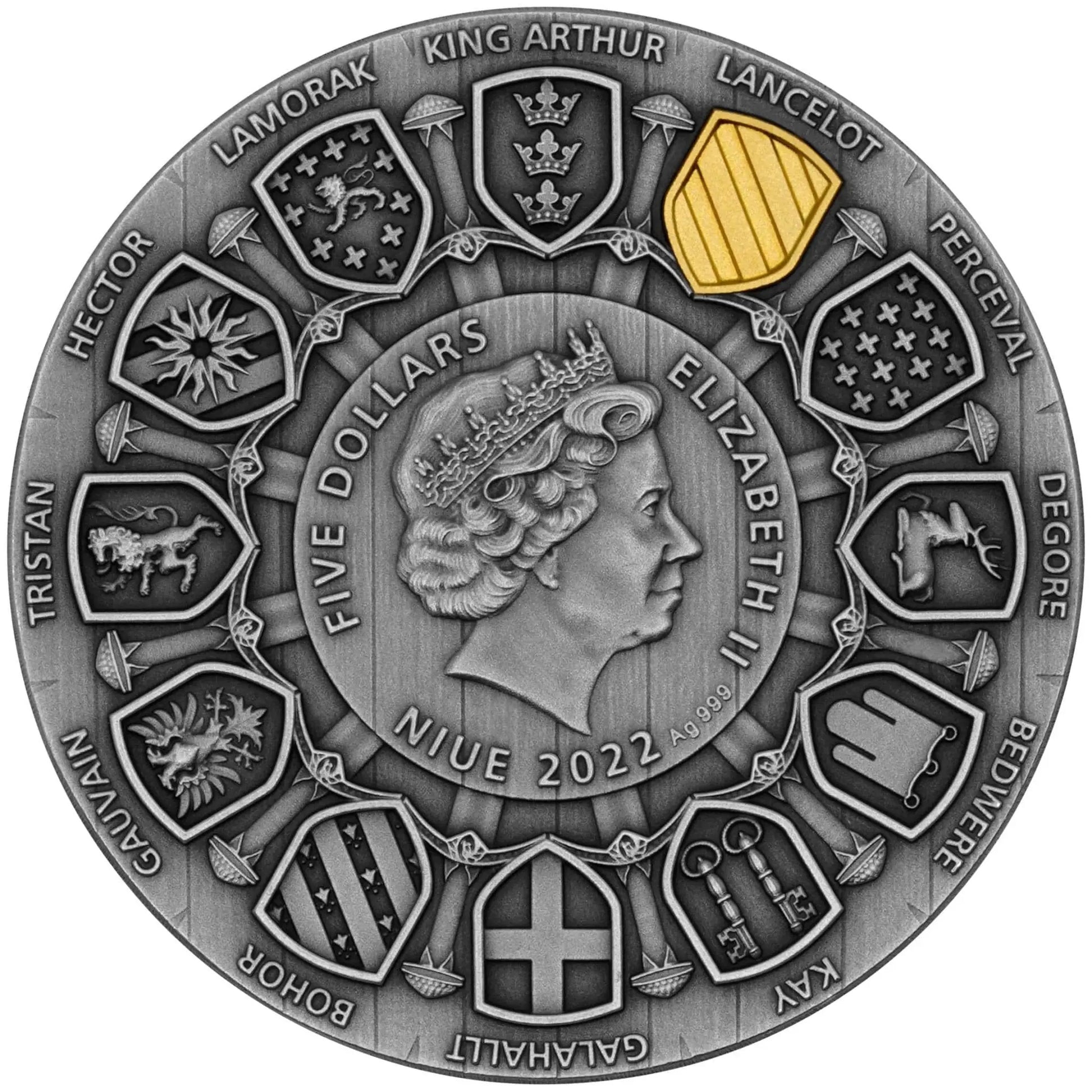 2022 Niue Sir Lancelot - Camelot 2 oz Silver Coin - Oz Bullion