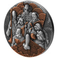 2022 Cameroon SEVEN GODS OF HAPPINESS 2 oz Silver Coin - OZB