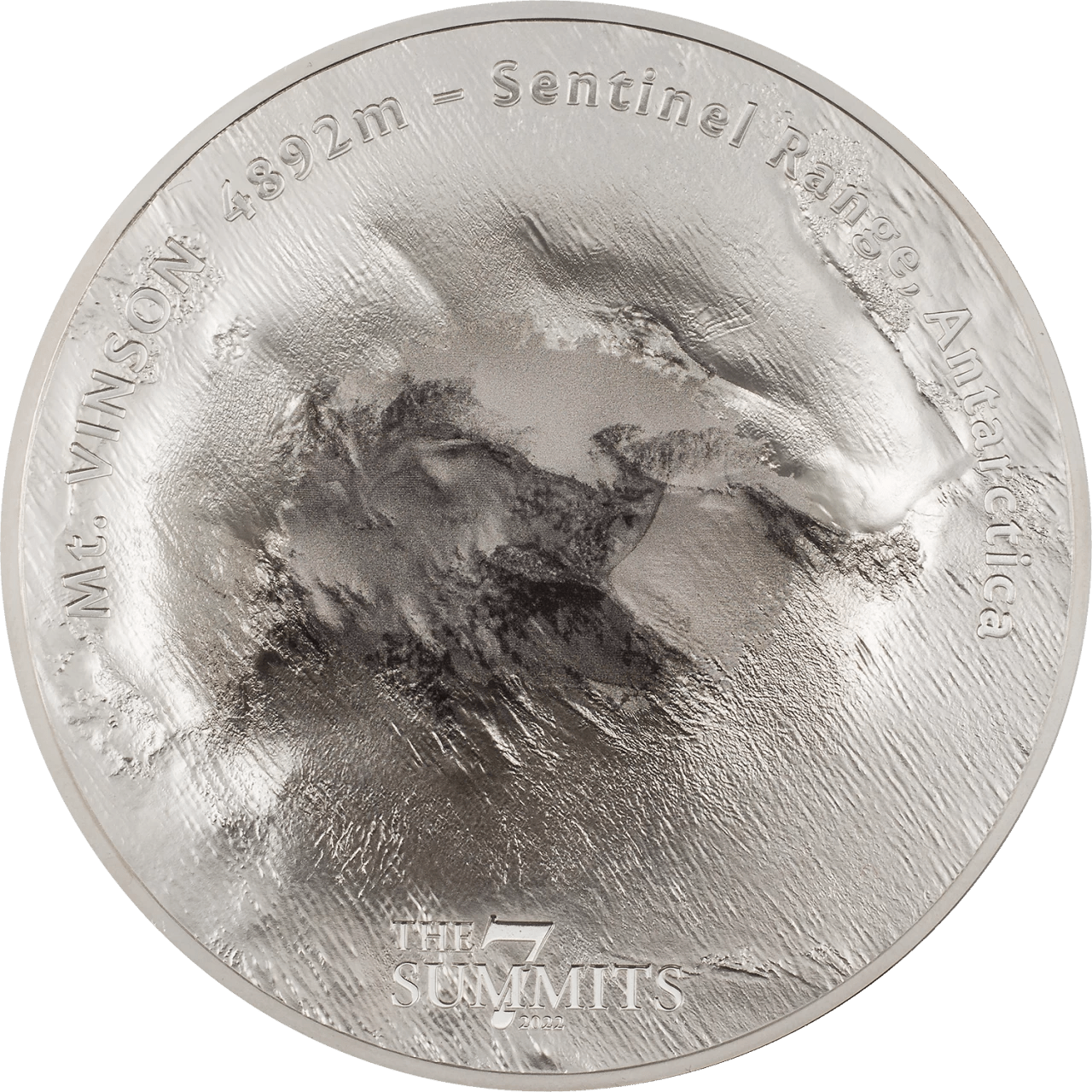 2022 Cook Island MOUNT VINSON - THE 7 SUMMITS 5 oz Silver Coin - Oz Bullion