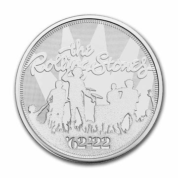 2022 Great Britain THE ROLLING STONES Music Legends 1 oz Silver Coin - OZB