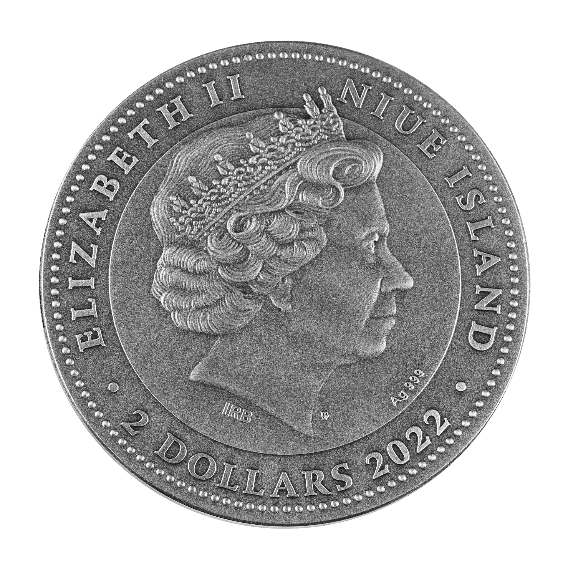 2022 Niue CHINESE CALENDAR 2 oz Silver Coin - OZB