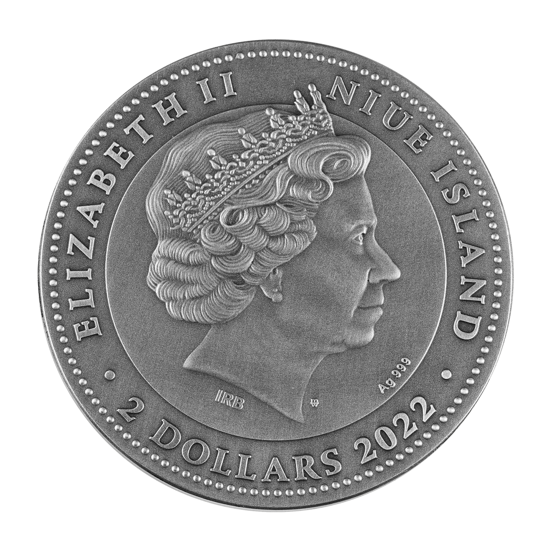 2022 Niue CHINESE CALENDAR 2 oz Silver Coin - OZB