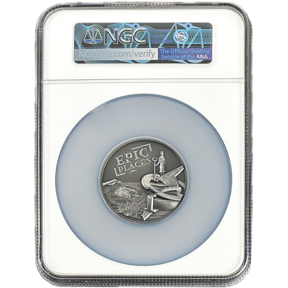 2022 Niue EL DORADO Epic Places 3 oz Silver Coin MS 70 - OZB