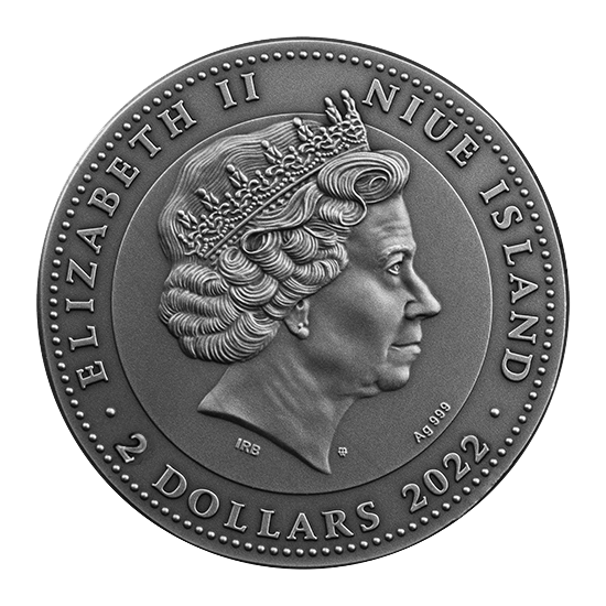 2022 Niue HEBREW CALENDAR 2 oz Silver Coin