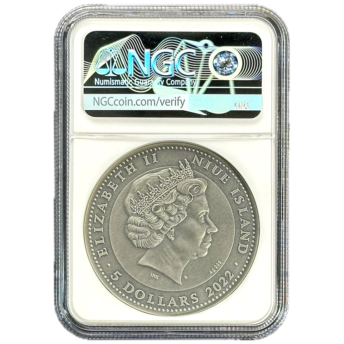 2022 Niue KITSUNE 2 oz Silver Coin MS 70 - OZB