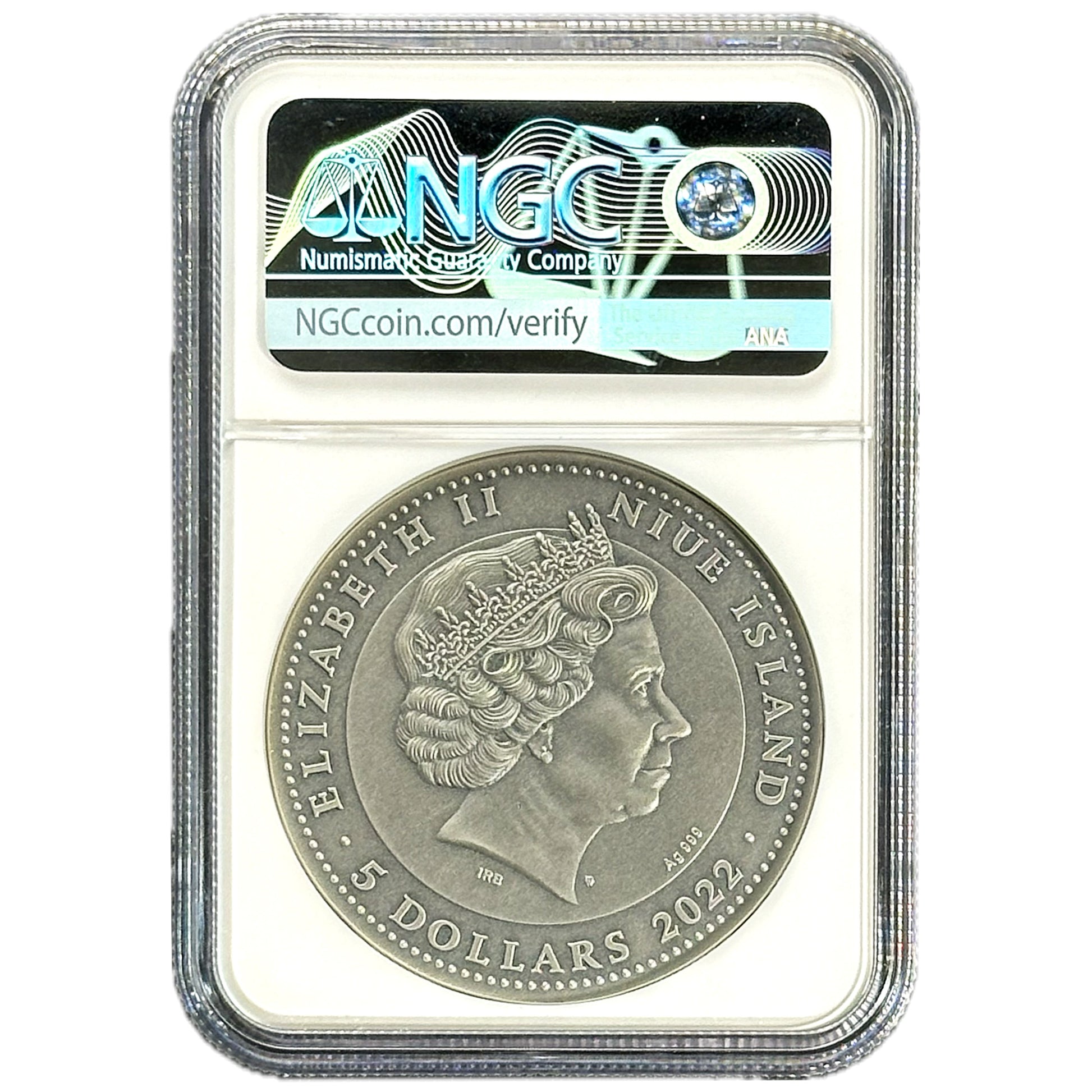2022 Niue KITSUNE 2 oz Silver Coin MS 70 - OZB