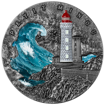 2022 Niue PETIT MINOU LIGHTHOUSE 2 oz Silver Coin - OZB