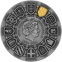 2022 Niue Sir Lancelot - Camelot 2 oz Silver Coin - OZB