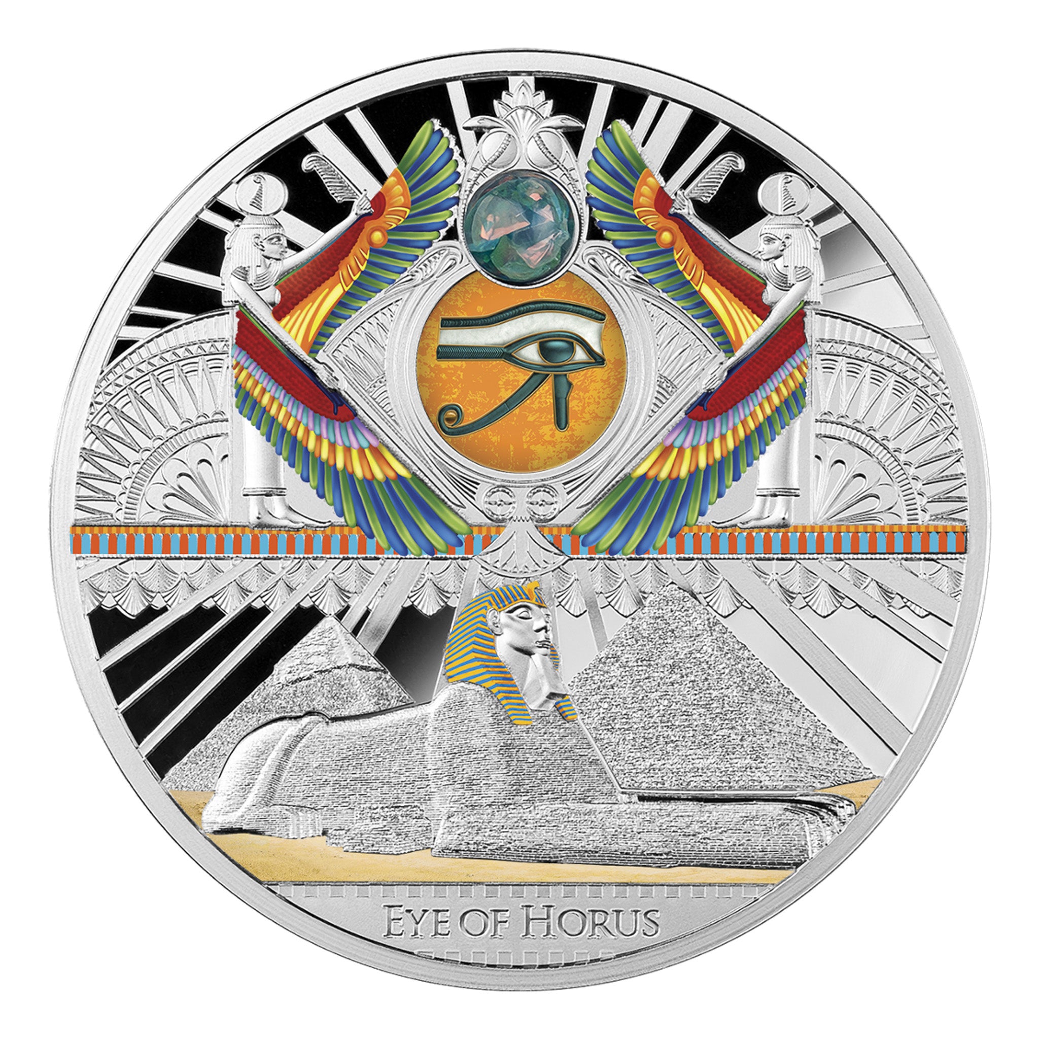 2022 Niue THE EYE OF HORUS 1 oz Silver Coin - OZB