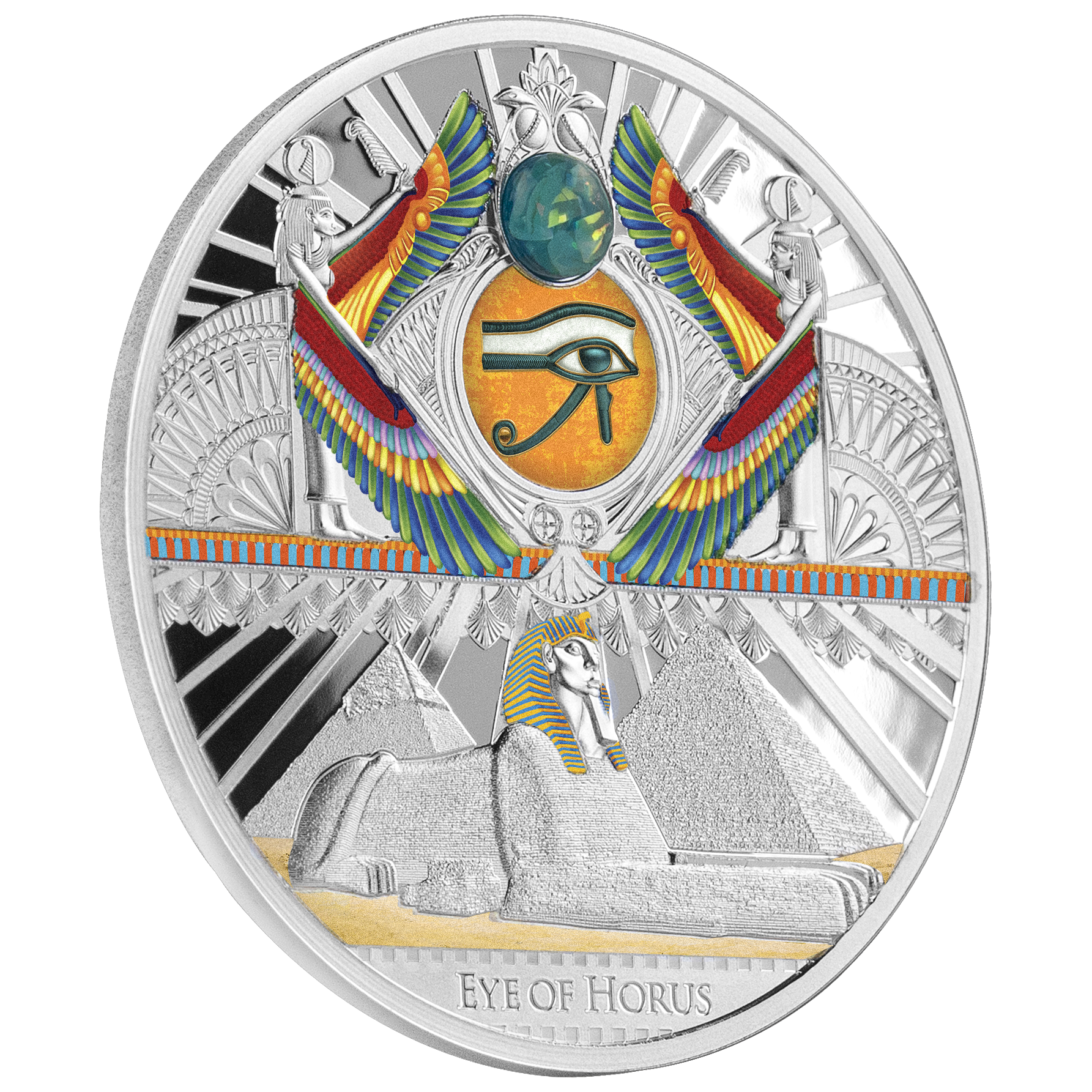 2022 Niue THE EYE OF HORUS 1 oz Silver Coin - OZB